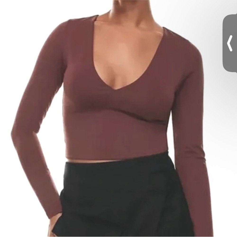 Aritzia Babaton Contour V-neck Longsleeve